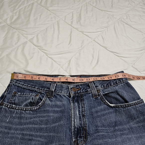 Levis 569 Loose Straight Mens Jeans 100% Cotton Lightweight Worn W32 L 30 - Picture 8 of 13